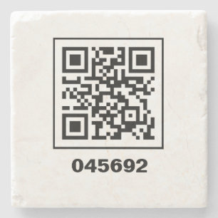 Posavasos De Piedra 045692 mensaje secreto codificado QR
