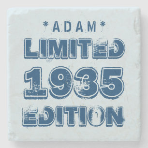 Posavasos De Piedra 1935 o Any Year Birthday Limited Edition 80th V2Z
