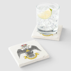 Posavasos De Piedra 33.ª Jurisdicción Norte Rito Escocés