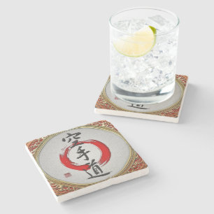 Posavasos De Piedra [410] Caligrafía japonesa - Karate-do