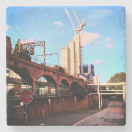 Posavasos De Piedra A lo largo de la pista