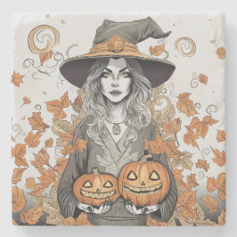 Posavasos De Piedra A witch's love