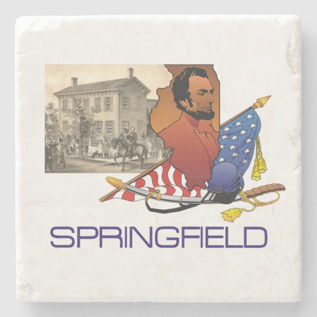 Posavasos De Piedra ABH Springfield (Anverso)