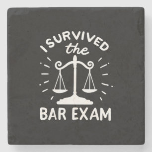 Posavasos De Piedra Abogado Sobrevivió Al Examen De Bar
