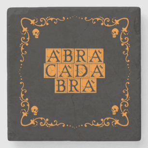 Posavasos De Piedra Abracadabra Piedra de Cojín de Palabra Mágica