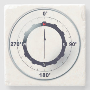 Posavasos De Piedra Abrújula náutica