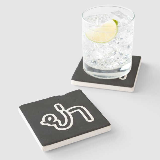 Posavasos De Piedra Abuela tailandesa (paterna) - ย่ า / Ya (Lateral)