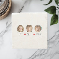Abuelo personalizado EST 2025 con los nietos rostr