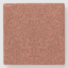 Posavasos De Piedra Acorns y hojas de roble (por William Morris)