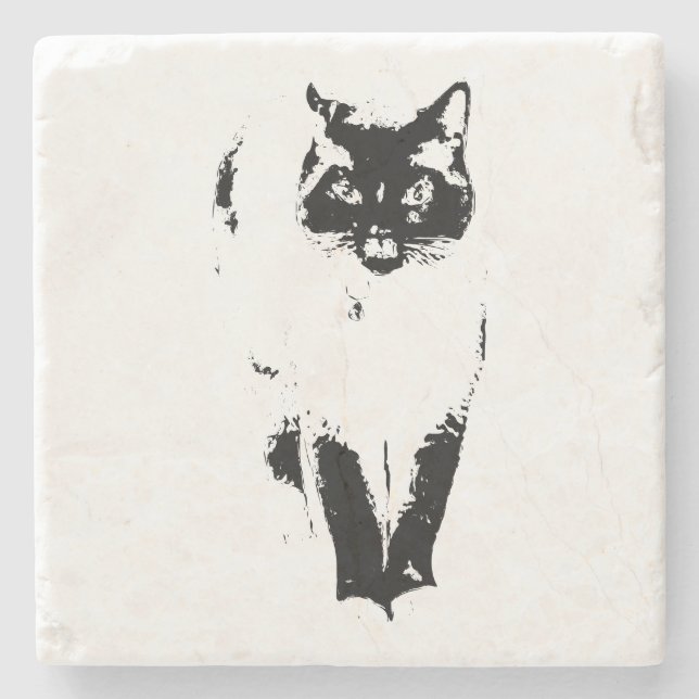 Posavasos De Piedra Actitud de Aristocat (Anverso)