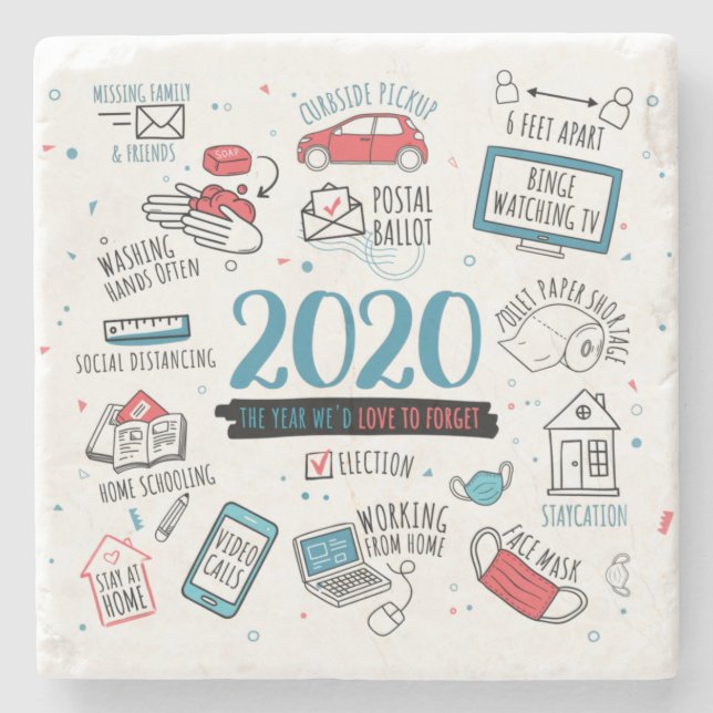 Posavasos De Piedra Actividades de bloqueo de cuarentena de 2020