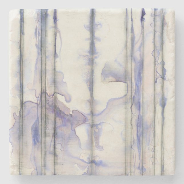 Posavasos De Piedra Acuarela Violet Free Expression (Anverso)