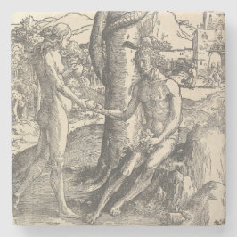 Posavasos De Piedra Adam y Eva: La caída del hombre (Lucas van Leyden)