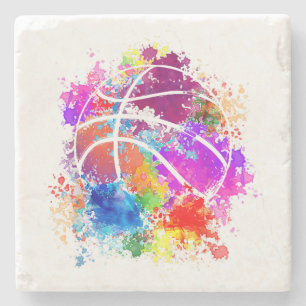 Posavasos De Piedra Adolescentes Chicas de baloncesto Baller Dunk