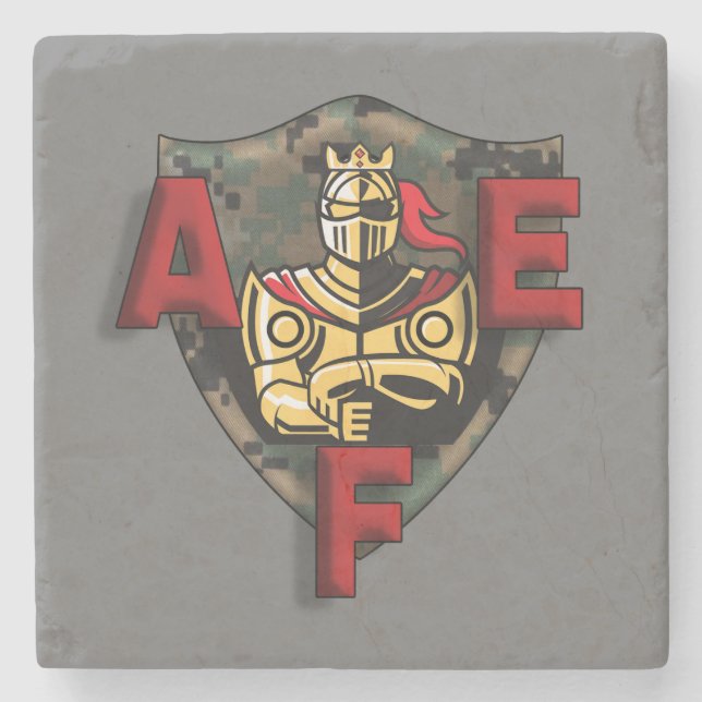 Posavasos De Piedra AEF Style Legacy Logo Stone Coaster (Anverso)