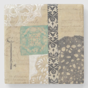 Posavasos De Piedra Afiligranado y llave II