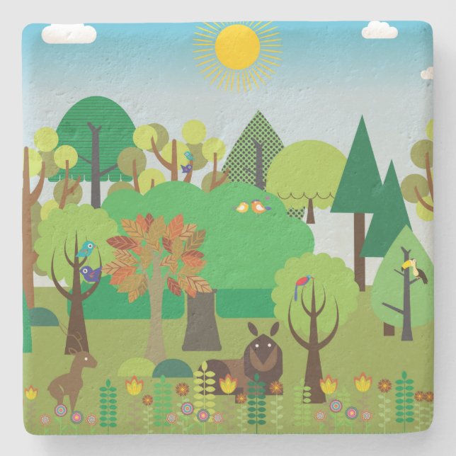 Posavasos De Piedra África (Anverso)