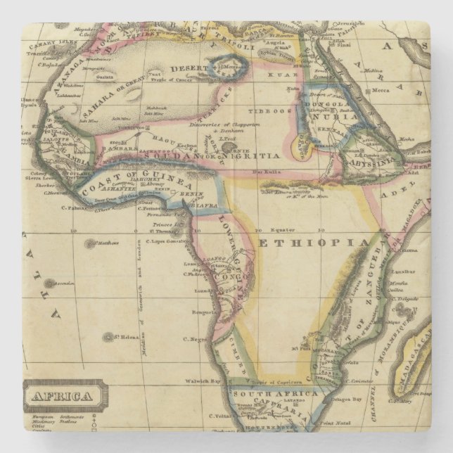 Posavasos De Piedra África 7 (Anverso)