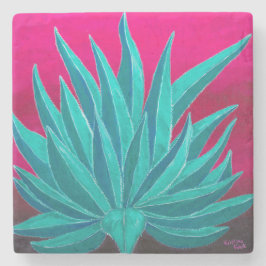 Posavasos De Piedra Agave Glow Coaster