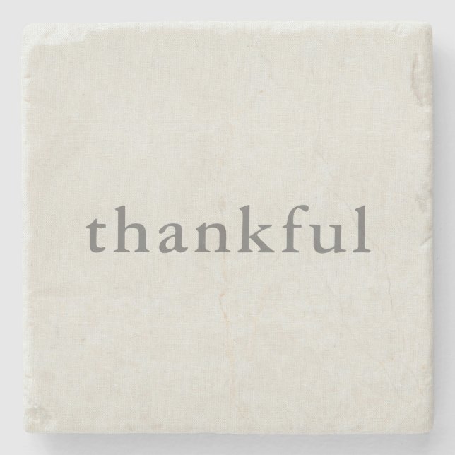 Posavasos De Piedra Agradecimiento (Anverso)