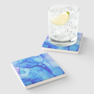 Posavasos De Piedra Agua azul de verano