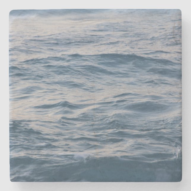 Posavasos De Piedra Aguas de mar cerradas (Anverso)