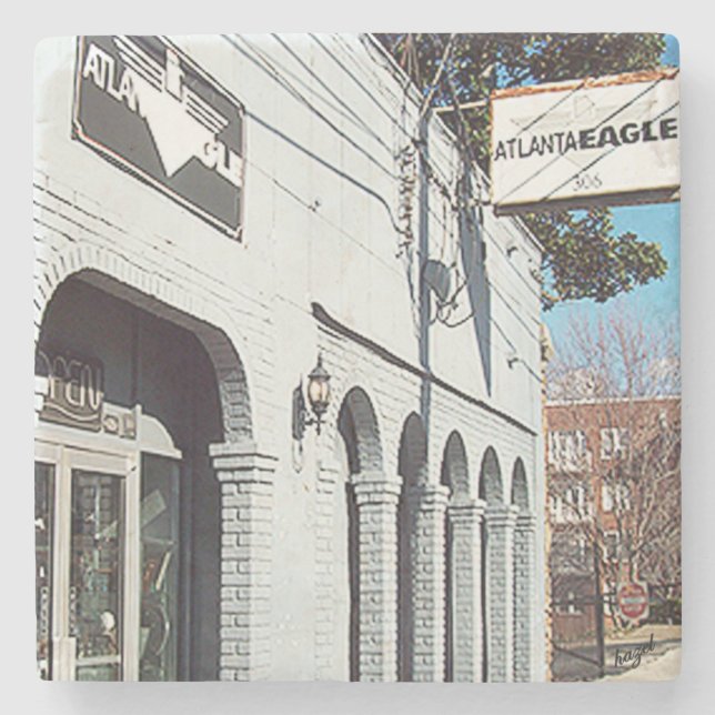 Posavasos De Piedra Águila, Águila de Atlanta, Águila (Anverso)