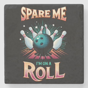 Posavasos De Piedra Ahórrame Estoy en racha - Bolos