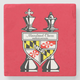 POSAVASOS DE PIEDRA AJEDREZ DE MARYLAND