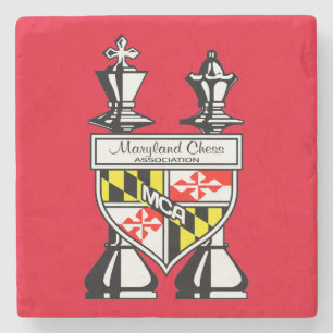 POSAVASOS DE PIEDRA AJEDREZ DE MARYLAND