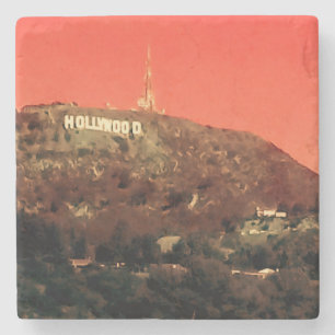 Posavasos De Piedra Alfombra roja en el cielo