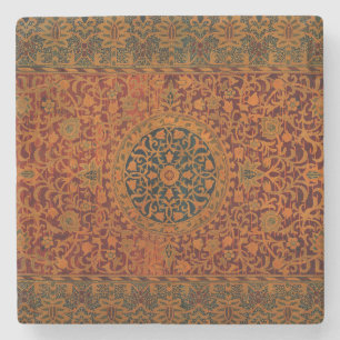 Posavasos De Piedra Alfombra tapiz de William Morris