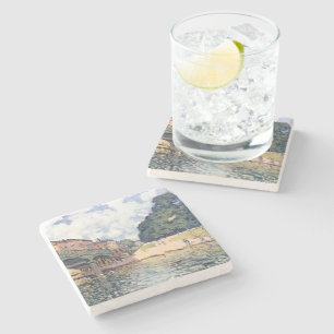 Posavasos De Piedra Alfred Sisley Puente de Hampton Court
