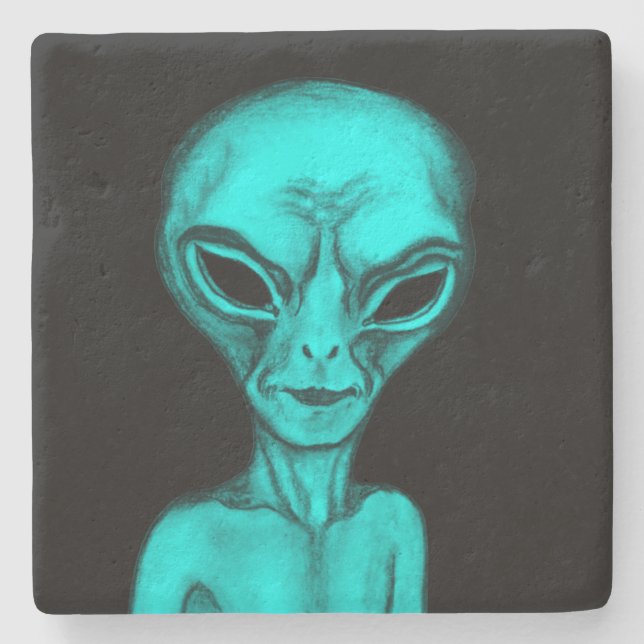 Posavasos De Piedra Alien (Anverso)