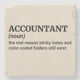 Posavasos De Piedra Alivio por temporada de impuestos