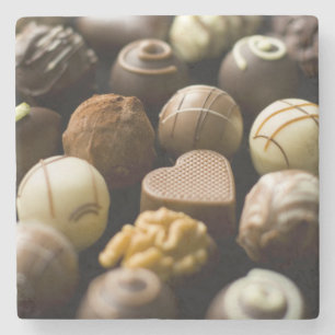 Posavasos De Piedra Almendras garapiñadas deliciosas del chocolate