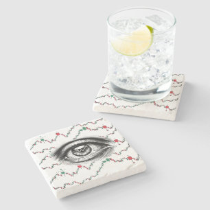 Posavasos De Piedra Almohadillas para bebidas del comerciante creativo