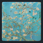 Posavasos De Piedra Almond Blossom Vincent van Gogh<br><div class="desc">Hermosas flores de almendros en el árbol de almendros de Vincent van Gogh.</div>