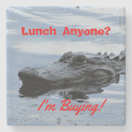 Posavasos De Piedra Almuerzo con escayola de piedra de lagarto