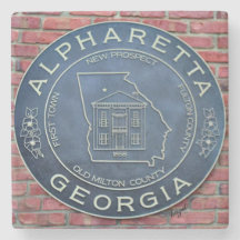 Alpharetta, Georgia, Marble Coasters