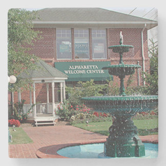 Posavasos De Piedra Alpharetta Welcome Centre Marble Stone Coaster