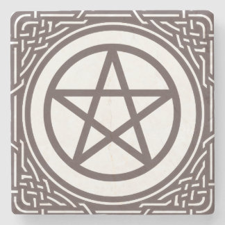 Posavasos De Piedra Altar Pentáculo -