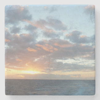Posavasos De Piedra Amanecer en el mar I Pastel