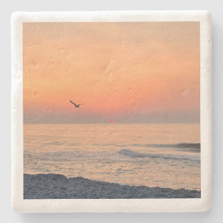 Posavasos De Piedra Amanecer en la playa