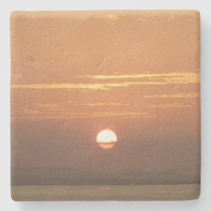 Posavasos De Piedra Amanecer sobre Aruba I Mar Caribe