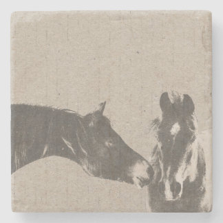 Posavasos De Piedra Amante de caballos