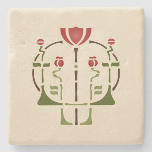 Posavasos De Piedra "Amapola adoptiva " de Helen