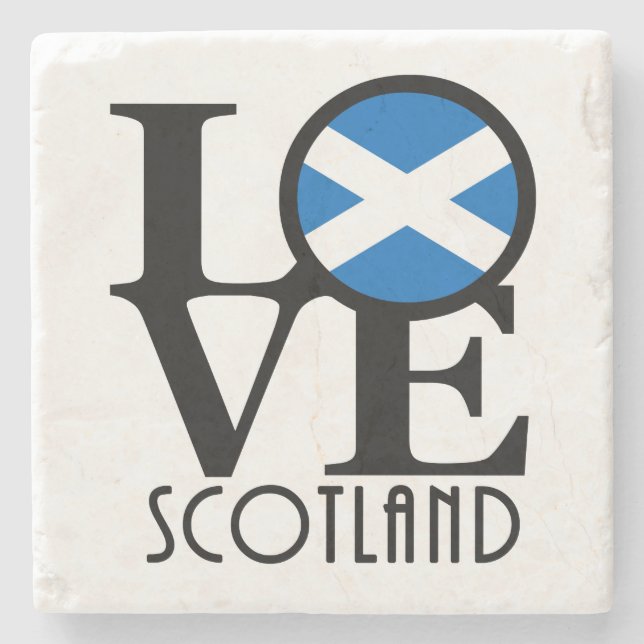 Posavasos De Piedra AMAR a Escocia (Anverso)