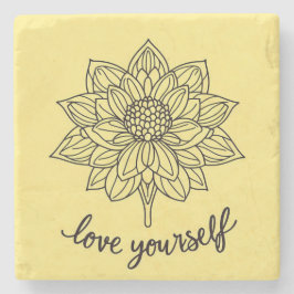 Posavasos De Piedra Amar a ti mismo