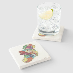 POSAVASOS DE PIEDRA AMAR MIS RAÍCES IRLANDESES